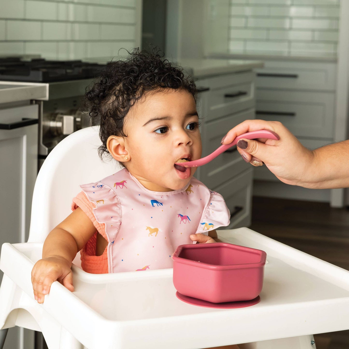 Silicone Baby Spoons - 4 Pack