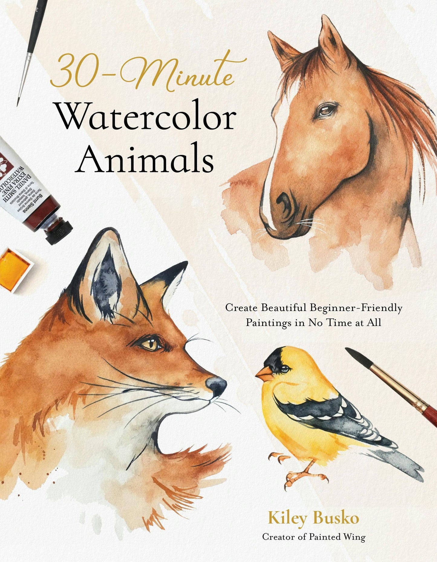 30-Minute Watercolor Animals: Beginner-Friendly Paintings