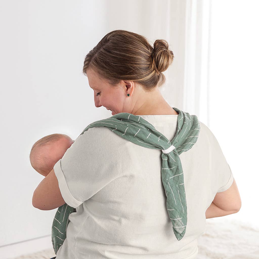 Breastfeeding Boss™: Sage Mudcloth