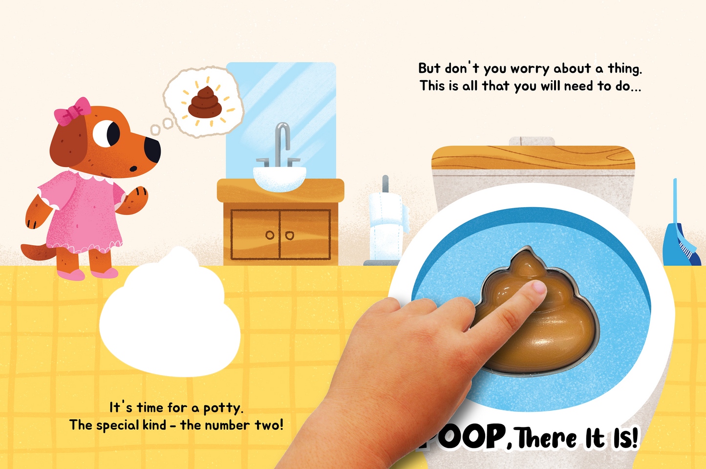 Poop, There It Is!- Children's Touch and Feel Squishy Foam Sensory Board Book