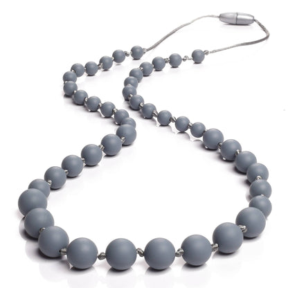 Audrey Teething Necklace - Gray