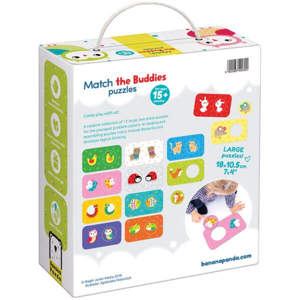 Match the Buddies first Puzzles for toddlers 15m+