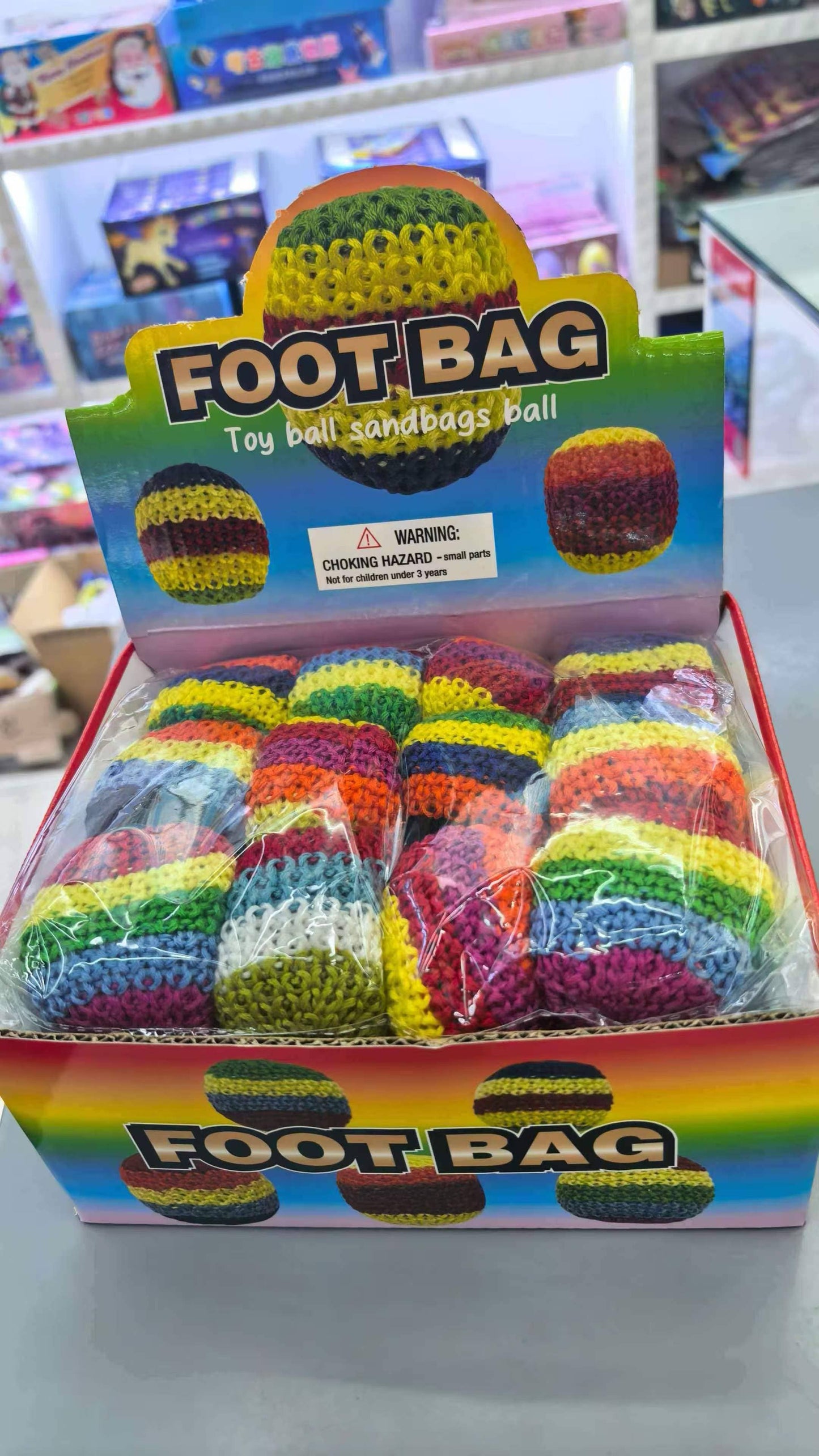 Knit Foot Bag (Hacky Sack)  - A083