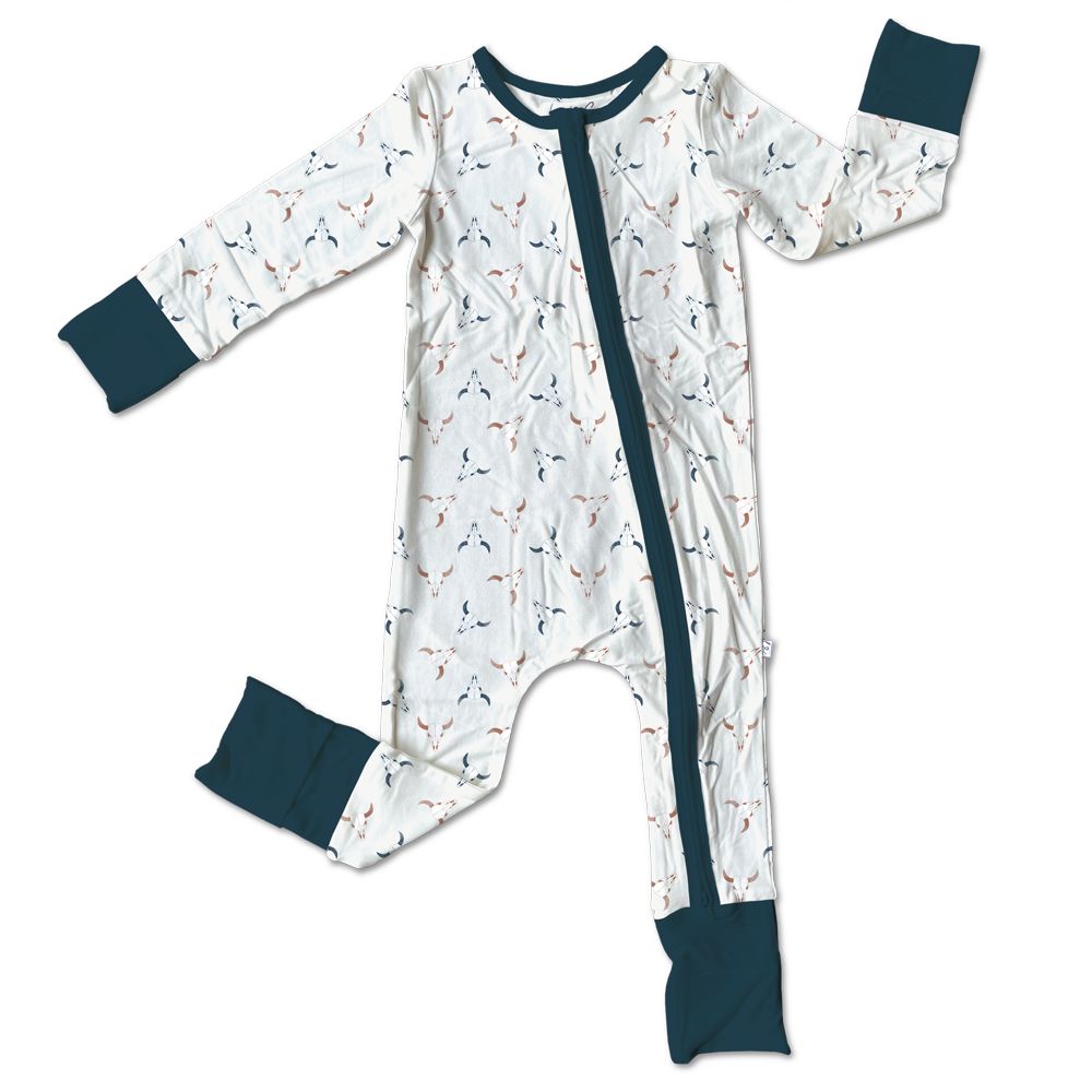 Braxton Bamboo Convertible Footie Pajamas