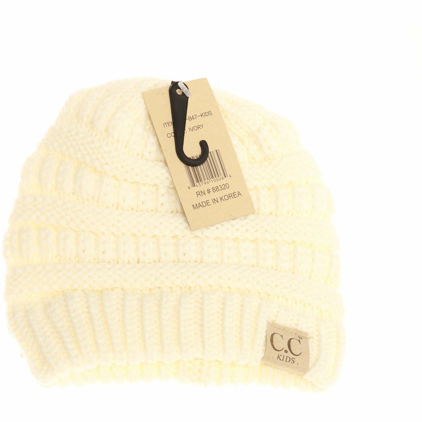 Kids Solid CC Beanie for Everyday Wear