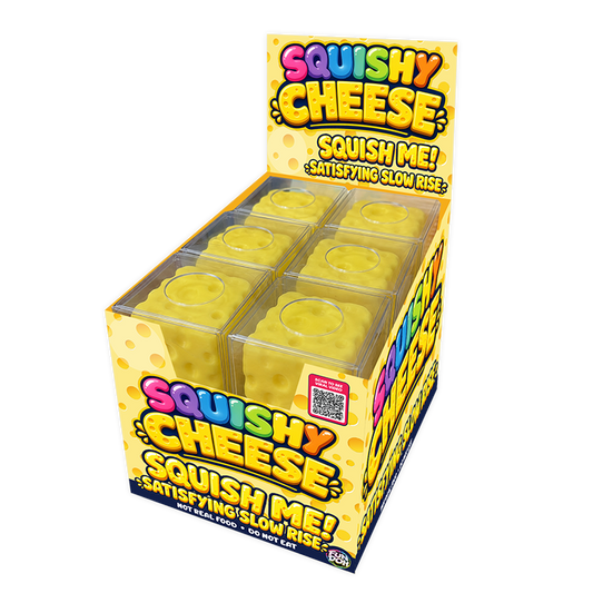 Fun Doh Slow Rise Cheese Squishies | Viral Sensory Display