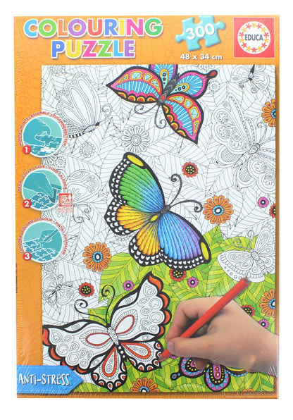 All Good Things are Wild and Free 300 Piece Colouring Puzzle