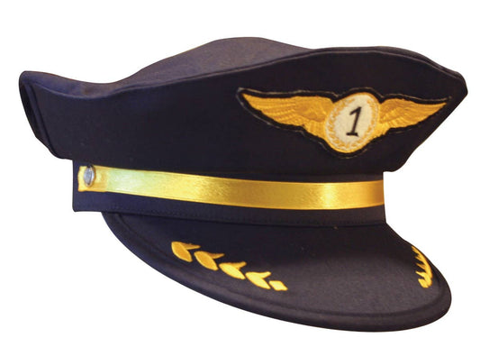 Jr. Airline Pilot Cap, Adj Youth Size