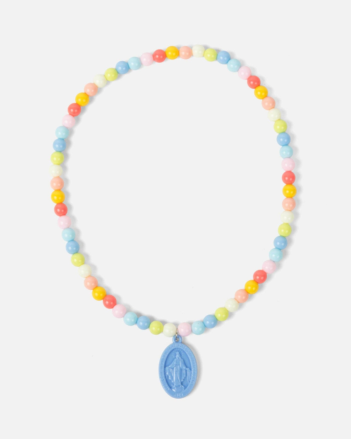 Miraculous Medal Plastic Children's Necklace