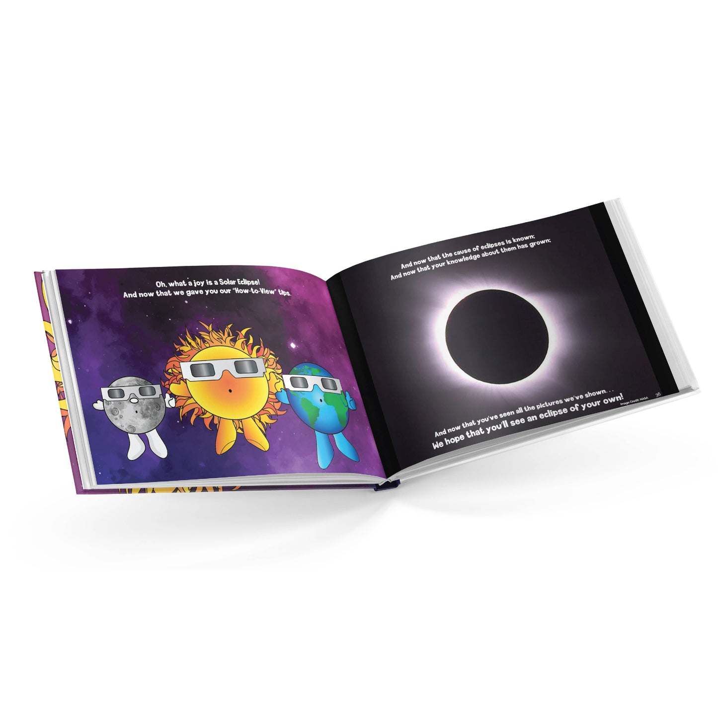 "Oh, What a Joy is a Solar Eclipse!" Book & Glasses