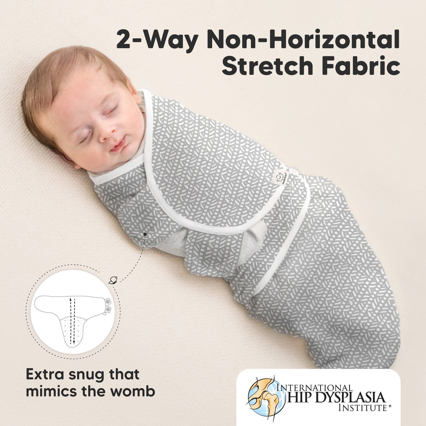 3pk Soothe Baby Swaddles, Sleep Sack for Newborns: Nordic/Large