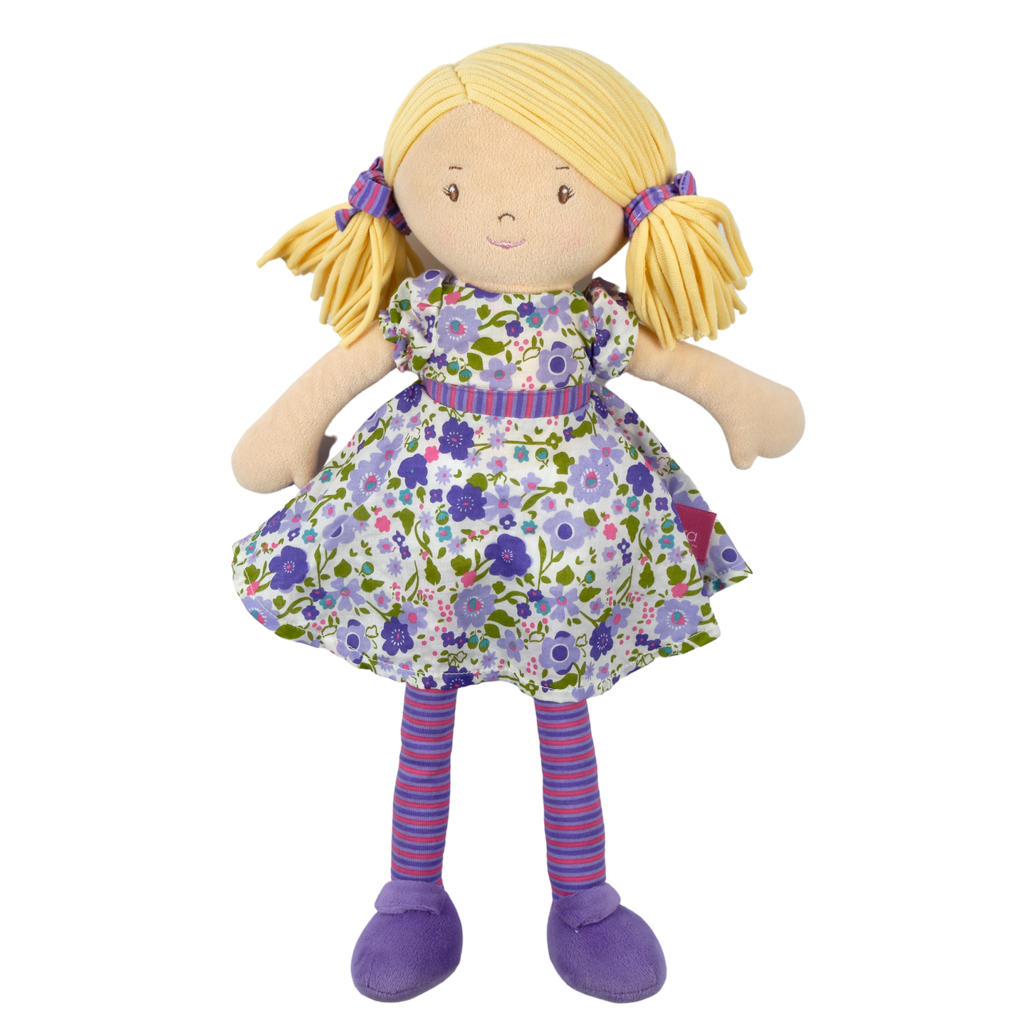 Peggy Blonde Hair with Lilac and Pink Dress