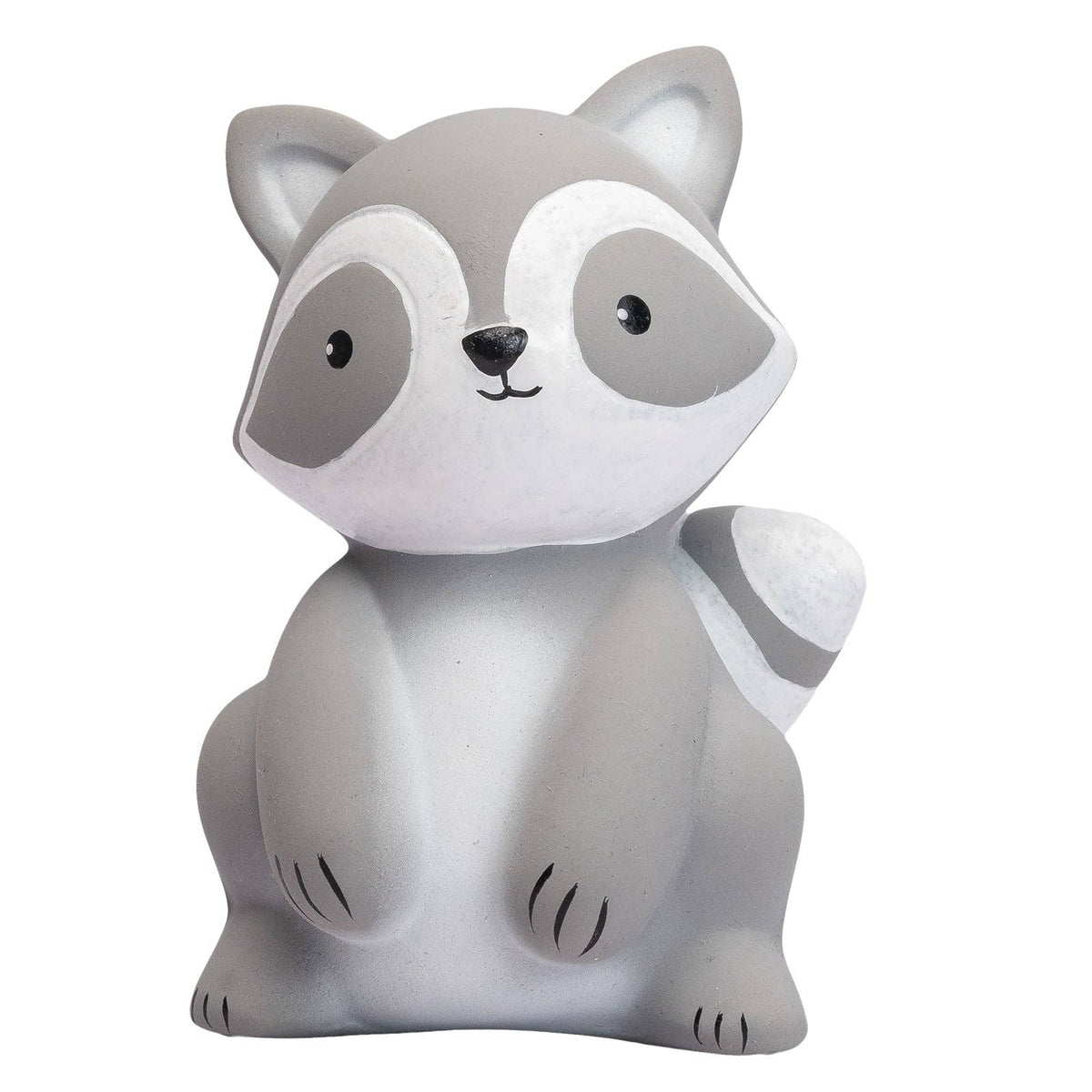 Racoon Natural Rubber Teether, Rattle & Bath Toy