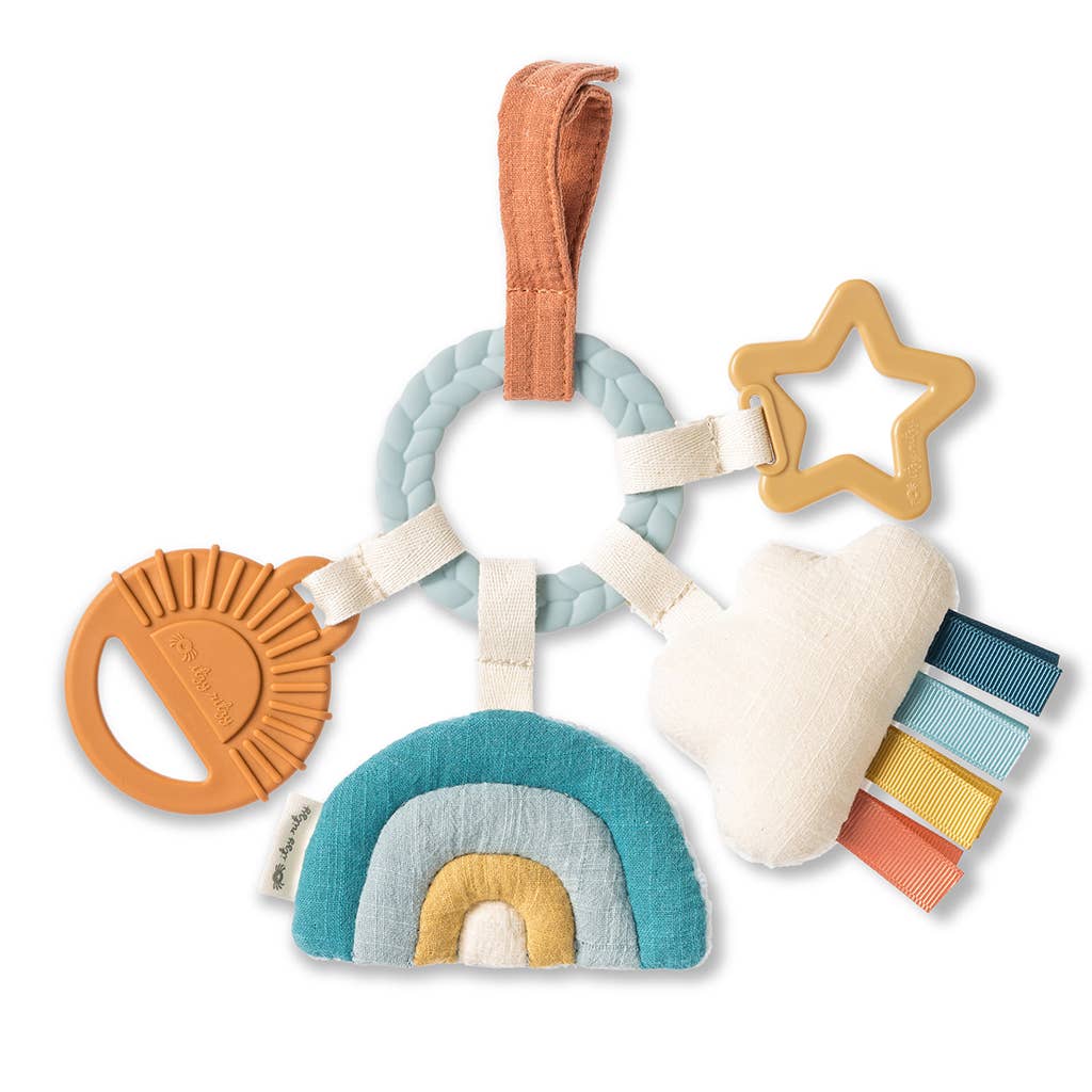 Bitzy Busy Ring™ Teething Activity Toy - Farm