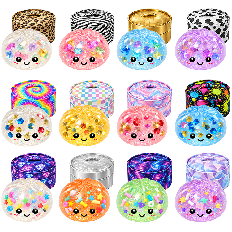 Fun Doh Mystery Gem Filled Squishy Dumpling Toy