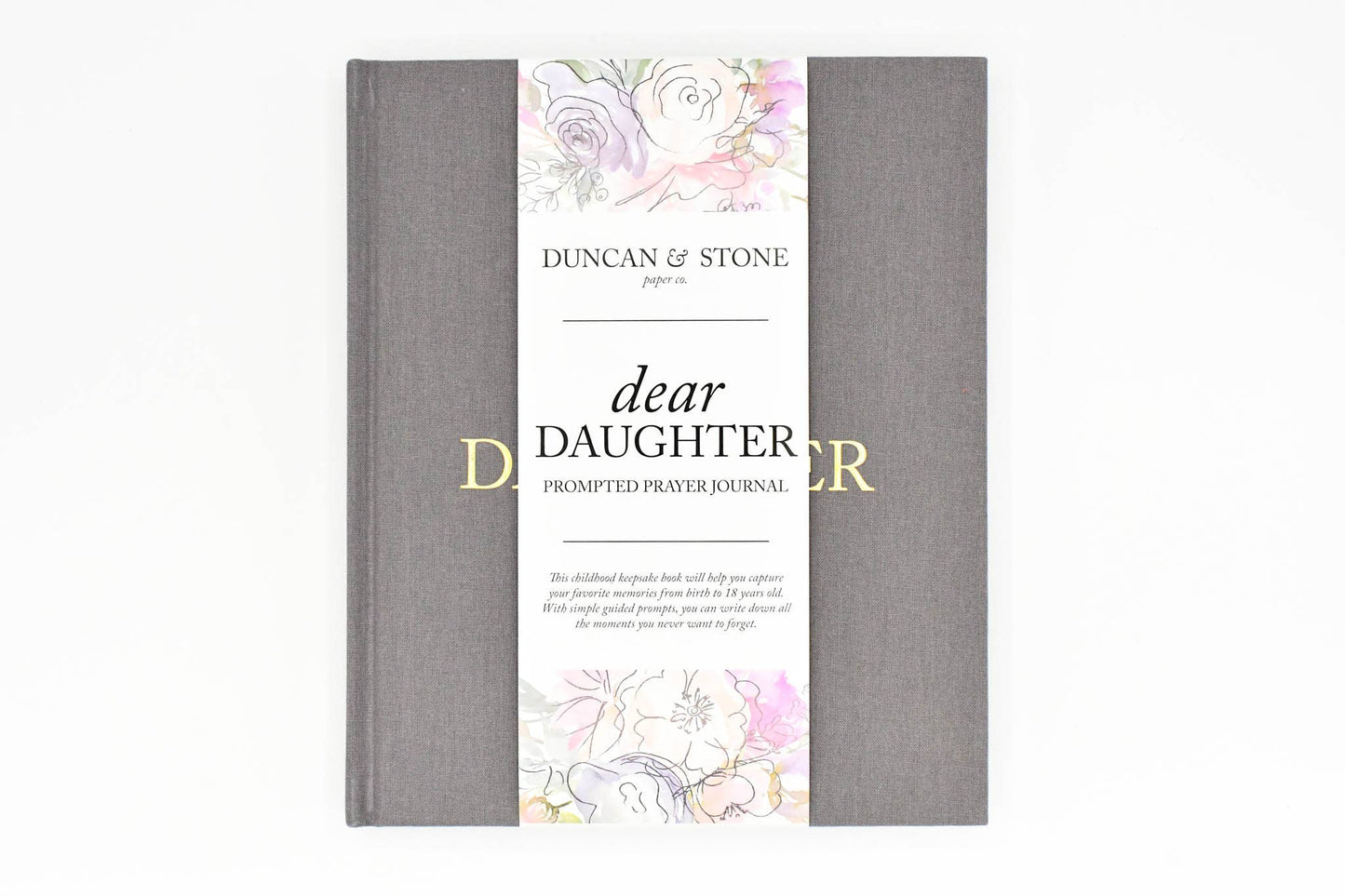 Dear Daughter Childhood Keepsake Book | Gift for Wife or Mom