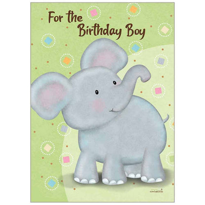 Baby Elephant - Juvenile Birthday Value Card