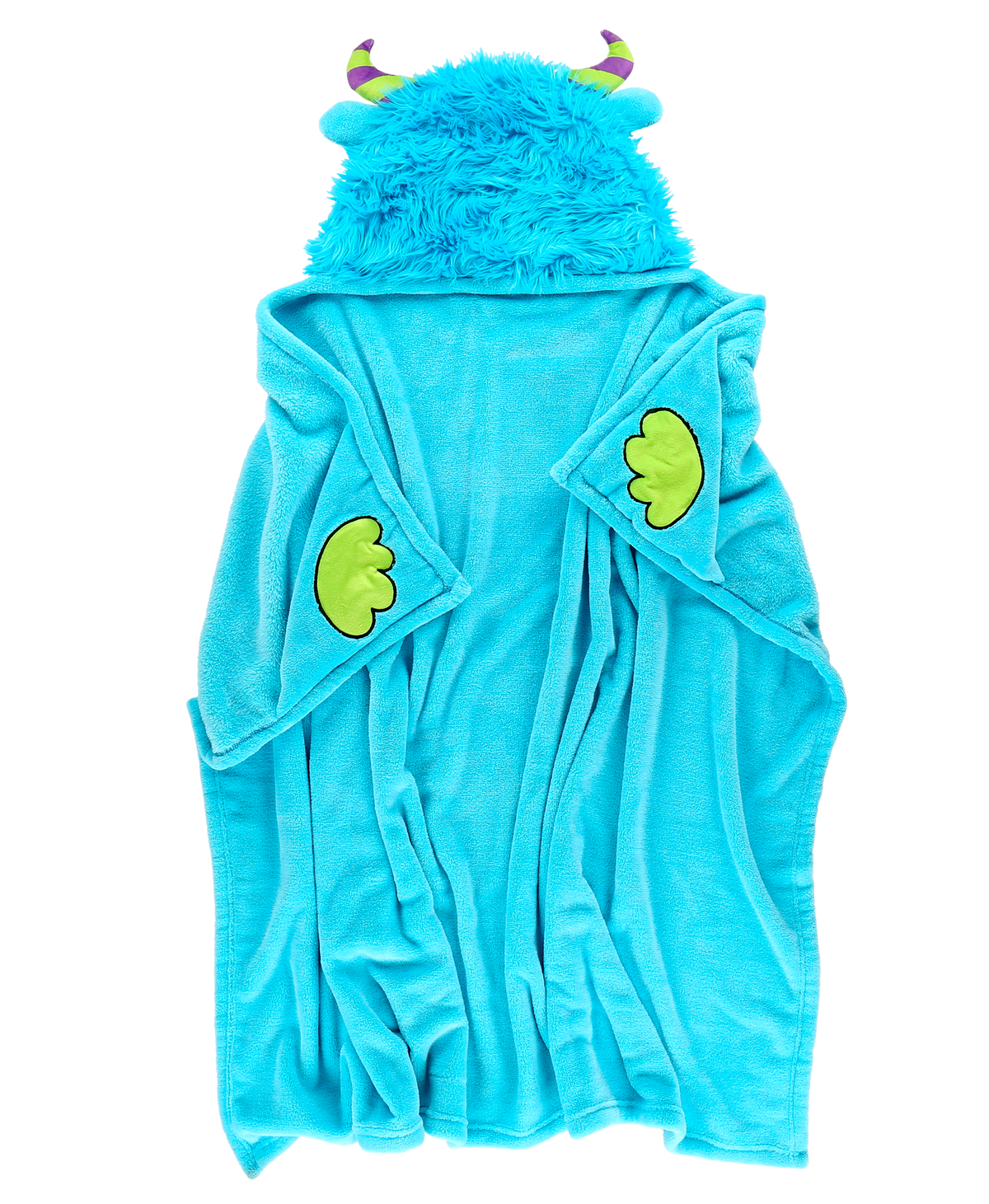 Wearable Hooded Fleece Blankets For Kids - Monster