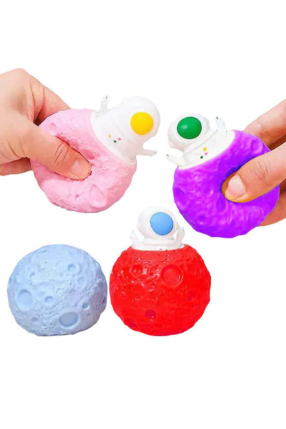Astronaut Planet Squeeze Pop-up Squishy - 12 pcs