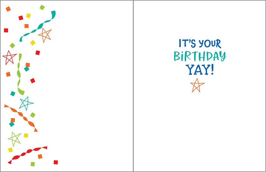 Birthday Greeting Card - Super Awesome Birthday-Kids