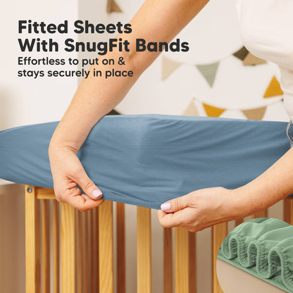 2-pk Quin Protect+ Waterproof Crib Mattress Protector Cover