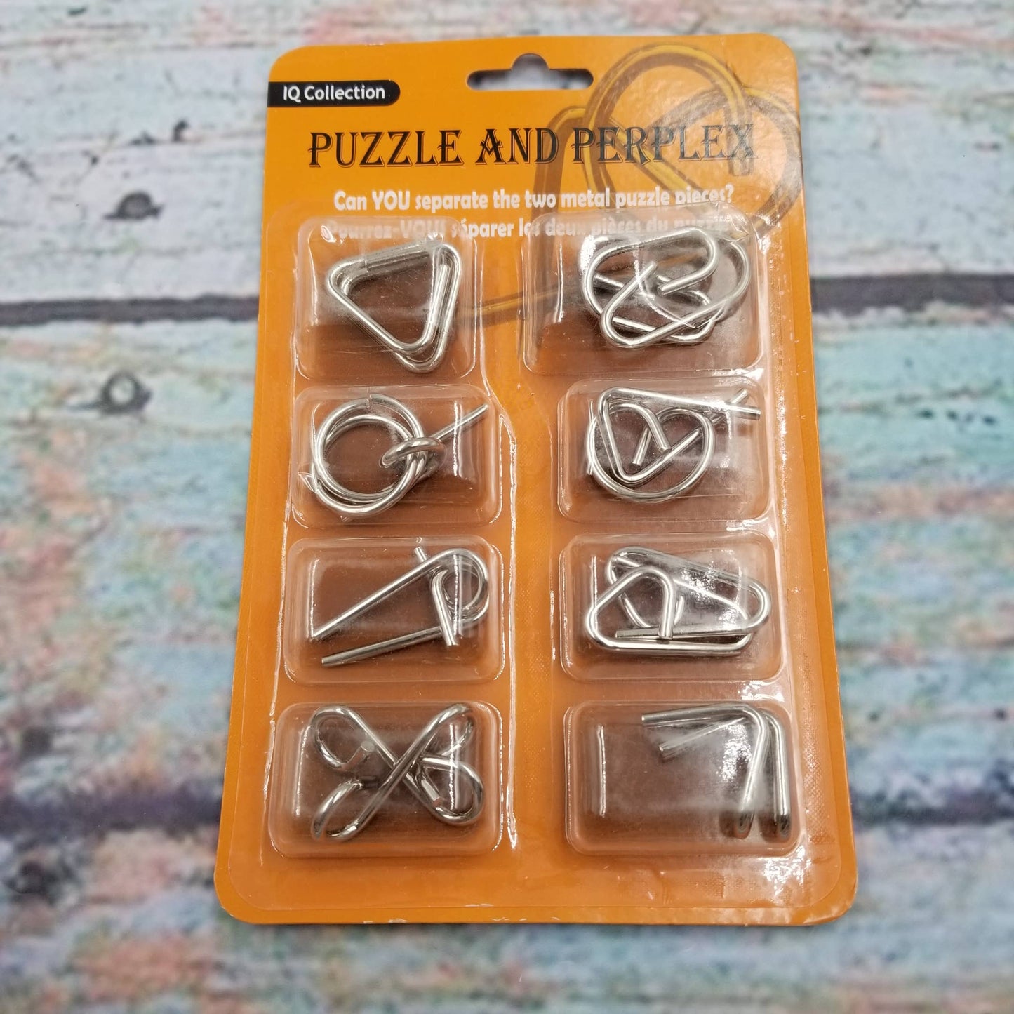 Montessori Puzzle Wire IQ Games Intellectual Toys Set: Green