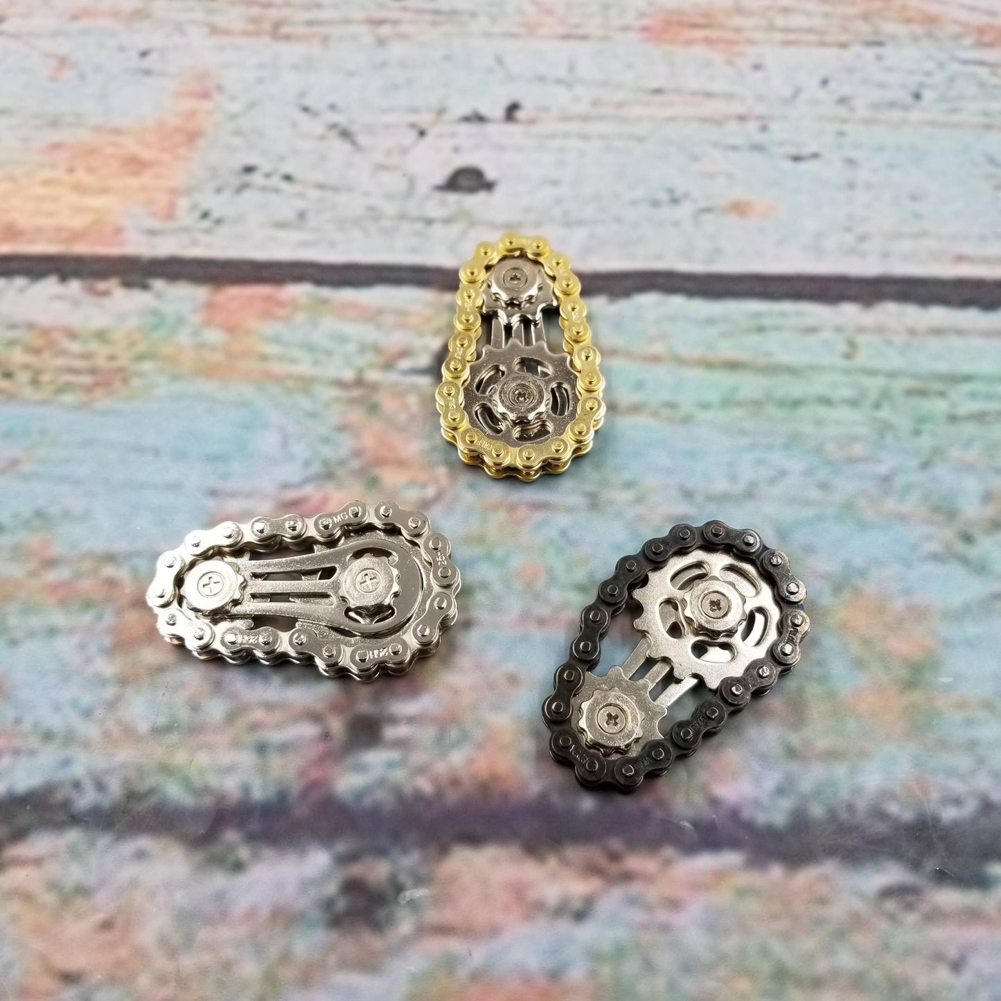Metal Bicycle Chain Decompression Toy Fidget Toy