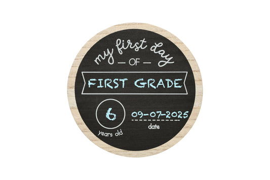 First & Last Day of School Wooden Chalkboard Sign