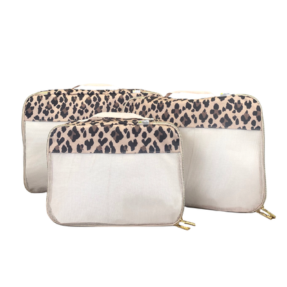 Pack Like A Boss Packing Cubes Large Leopard