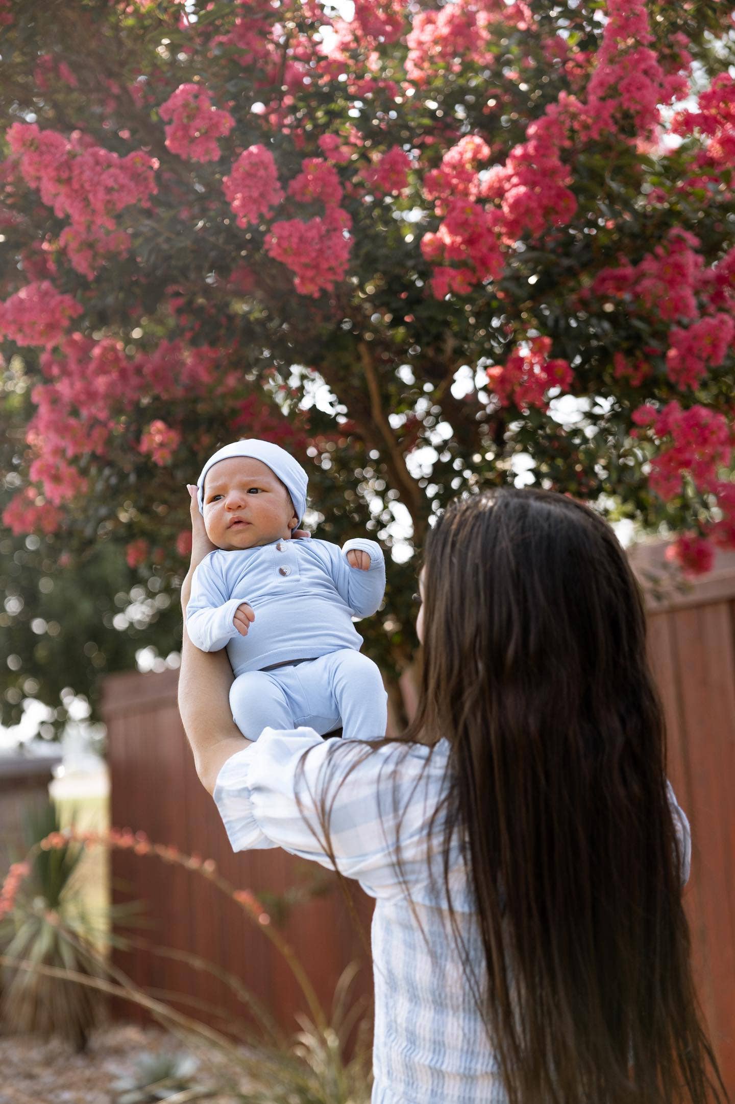 Top & Bottom Baby Outfit (Newborn - 3 mo) - Baby Blue