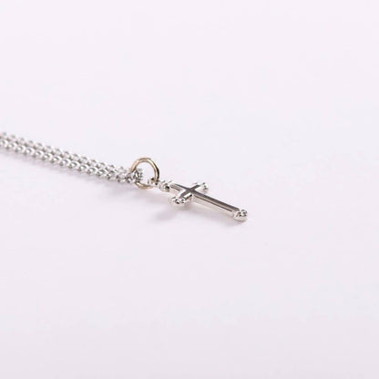 Necklace Cross - Sterling Silver - 18"