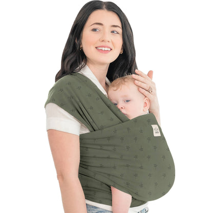 KeaBabies Original Baby Wrap Carrier-Forest Berries