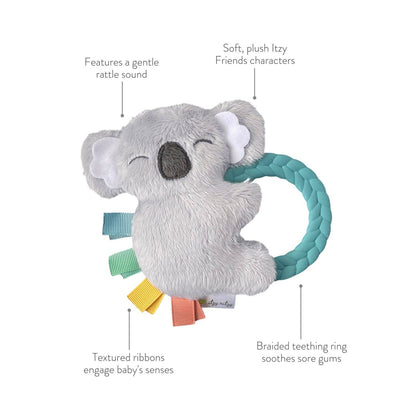 Ritzy Rattle Pal Plush Rattle Pal with Teether