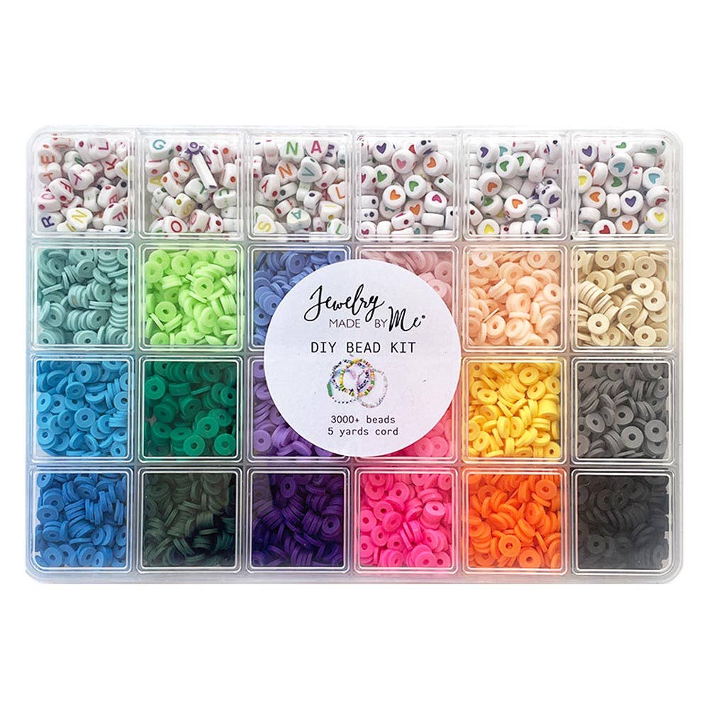 Bold Brights Heishi Box DIY Bead Kit