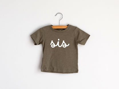 Sis Script Baby & Kids Tri-Blend Tee