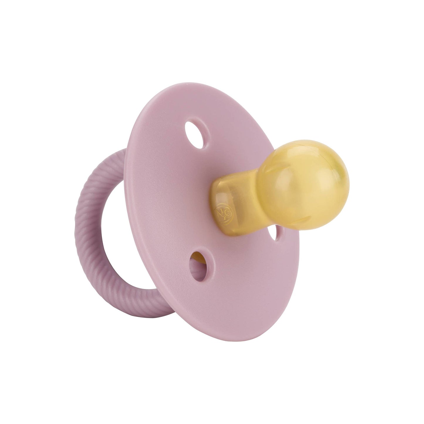 Itzy Soother Natural Rubber Paci Sets: Orchid + Lilac