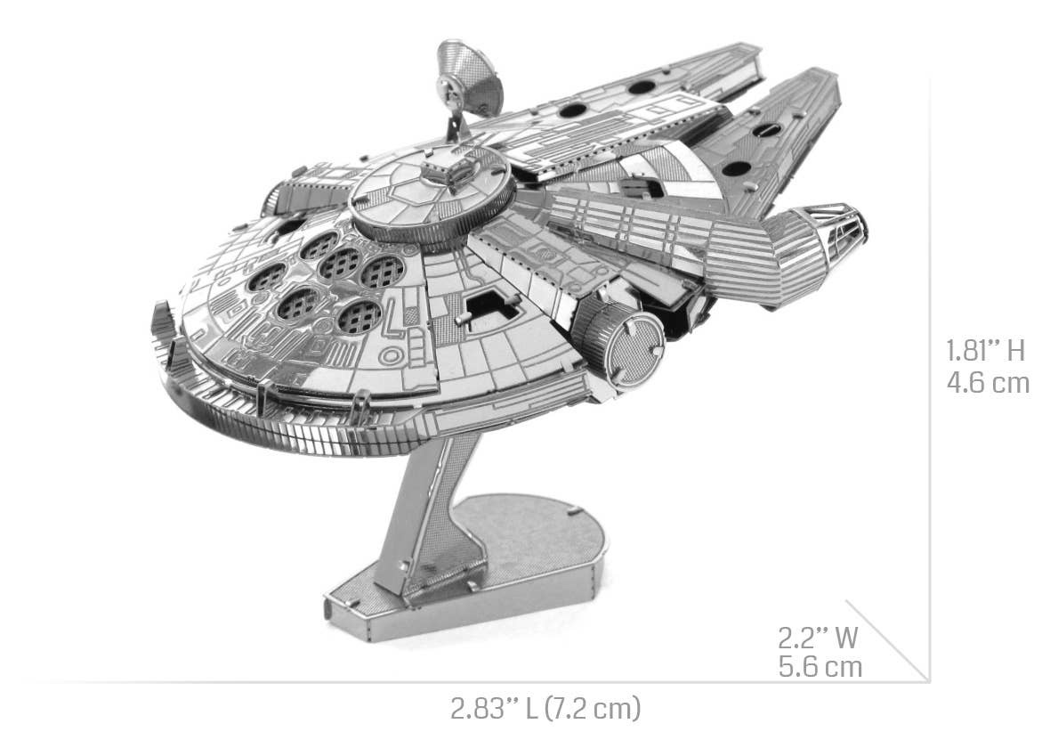Star Wars Millennium Falcon Metal Earth DIY Model Kit