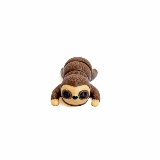 Sloth • Mini 3D Printed Articulated Animal • Flexi Animals • Pocket Pets • Pocket Pals • Desk Pets [2025]