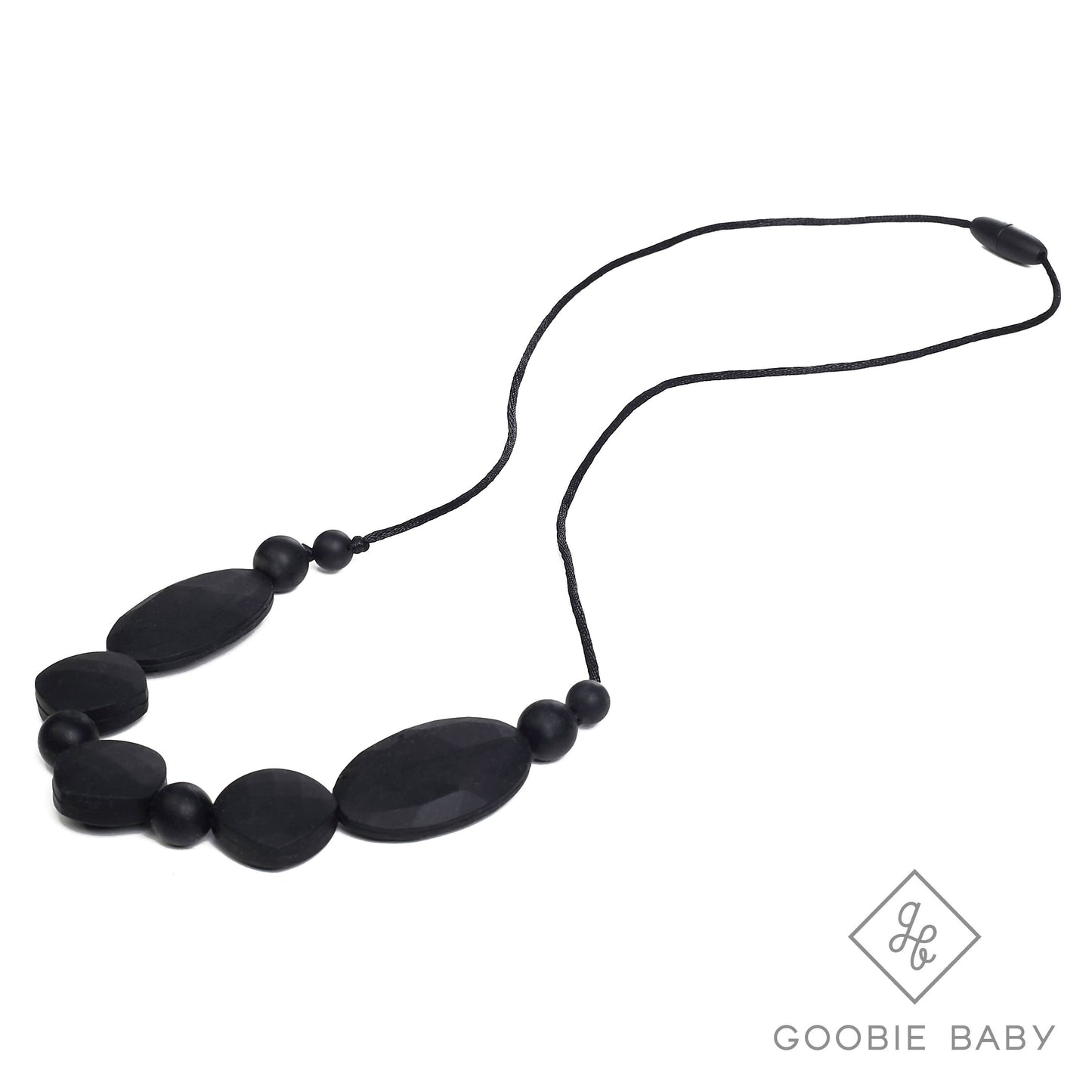 Luna Teething Necklace - Black