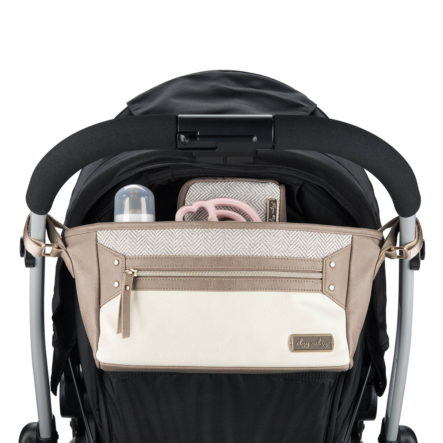 Vanilla Latte Travel Stroller + Wagon Caddy