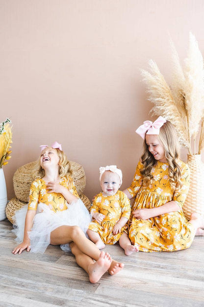 Dandelions in Fall Twirl Dress