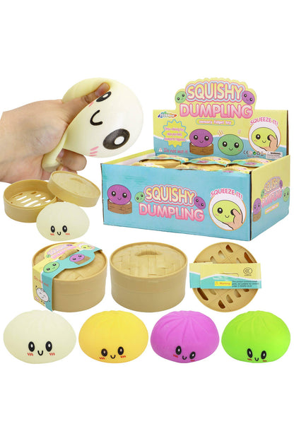 Solid Bao Bun Dumpling Gel Slime Filled Squishy
