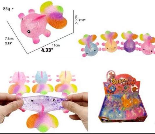 Sugar Squeeze Glitter Goldfish Toy | A135