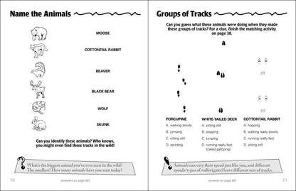 Animal Tracks Activity Book