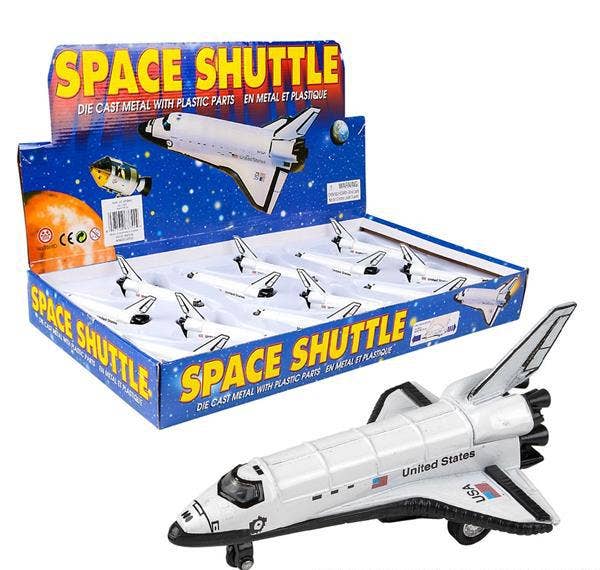 5" DIE-CAST PULL BACK SPACE SHUTTLE