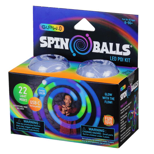 Glow.0 LED Spinballs - Poi Balls