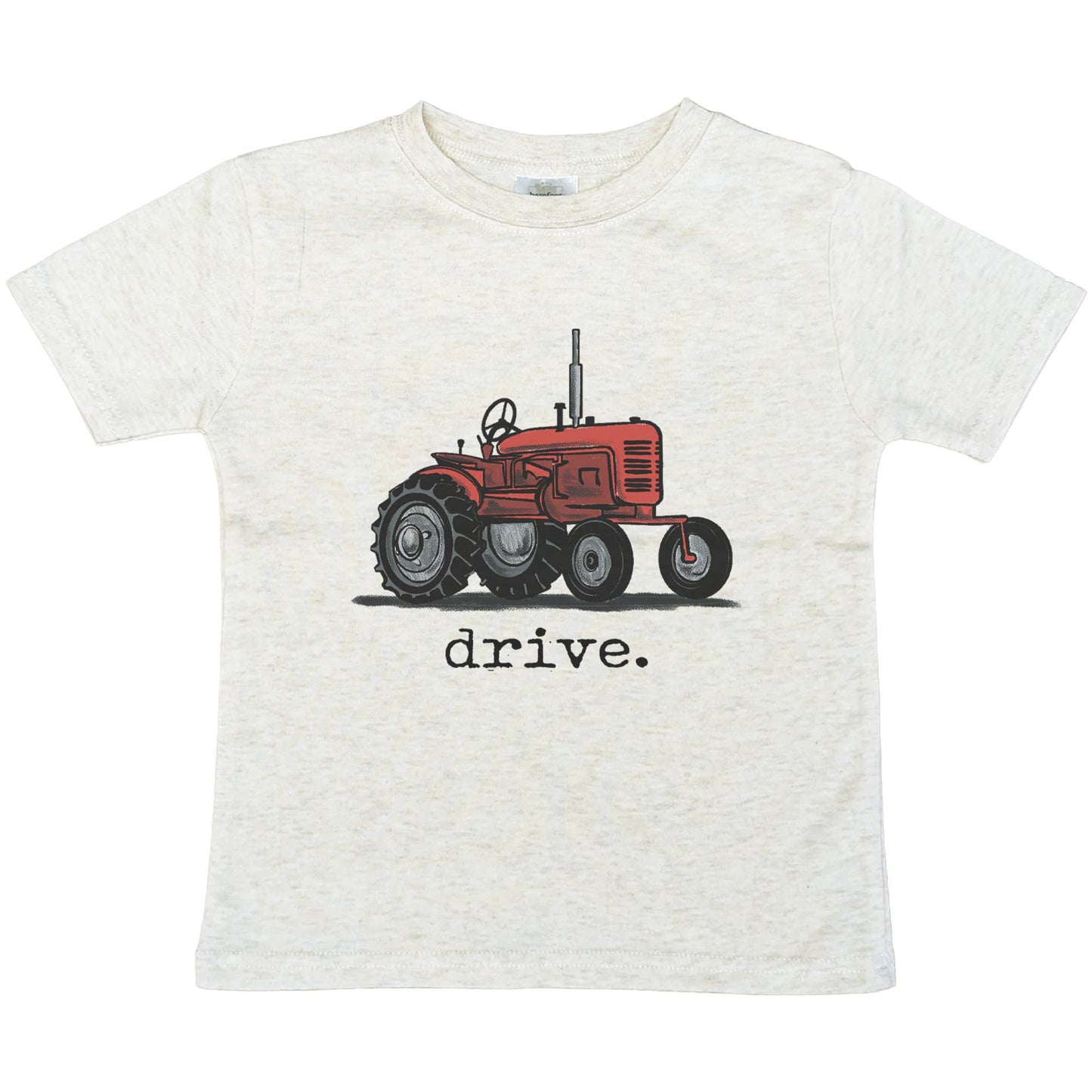 "Drive" Red Tractor Farm Boys Summer Western Apparel Kids