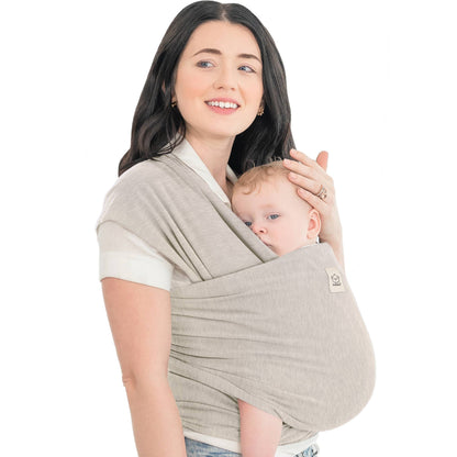 KeaBabies Original Baby Wrap Carrier-Stone Gray