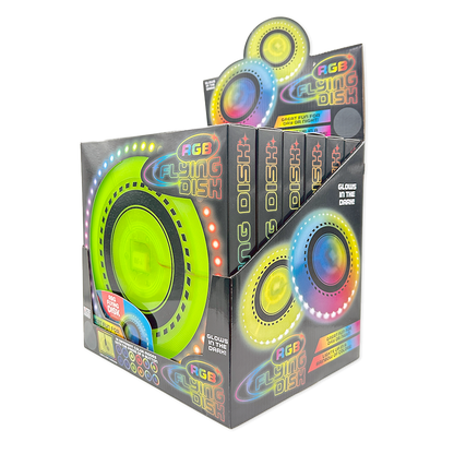 RGB Glow in the Dark Light-up Flying Disc