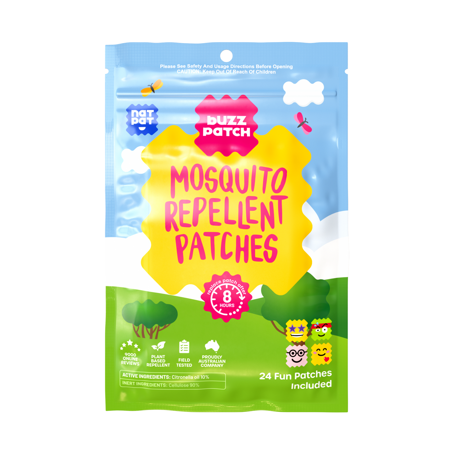 BuzzPatch | Mosquito Stickers | Insect Repellent Stickers